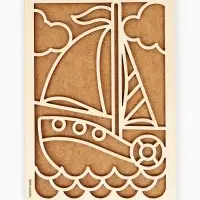 Заготовки для творчества "Веселая лепка "Кораблик", 35612