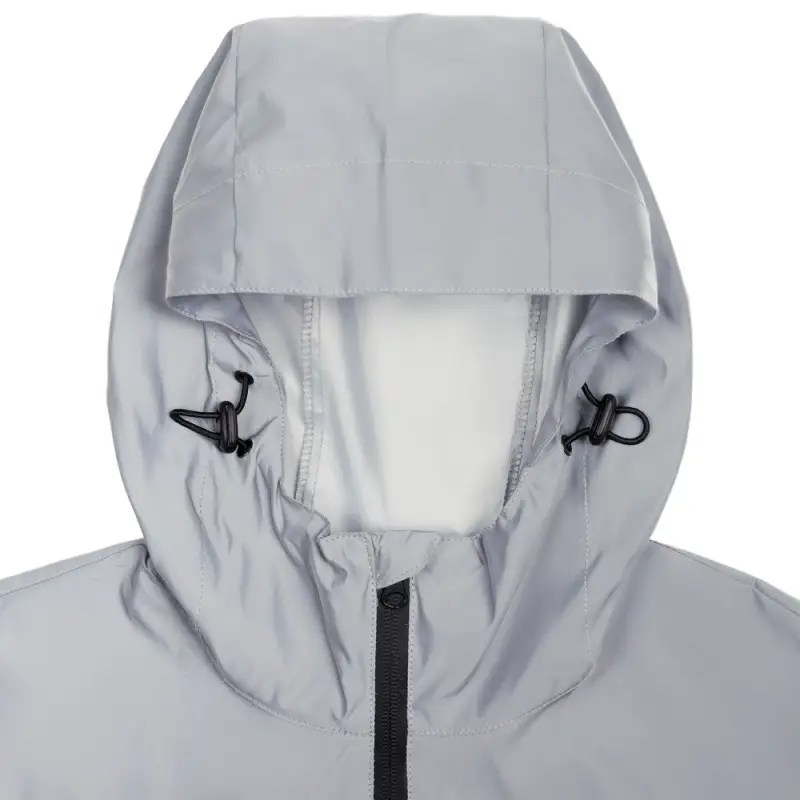 Парка Manifest из светоотражающей ткани, серая, размер XS/S Парка Manifest из светоотражающей ткани, серая, размер XS/S