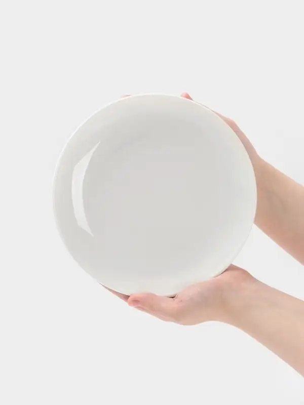 Тарелка Hanna Kn&ouml;vell, d=20 см, без борта, фарфор, белая