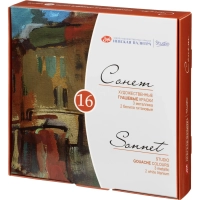 Гуашь профессиональная Сонет 16 шт х20мл, 36411572