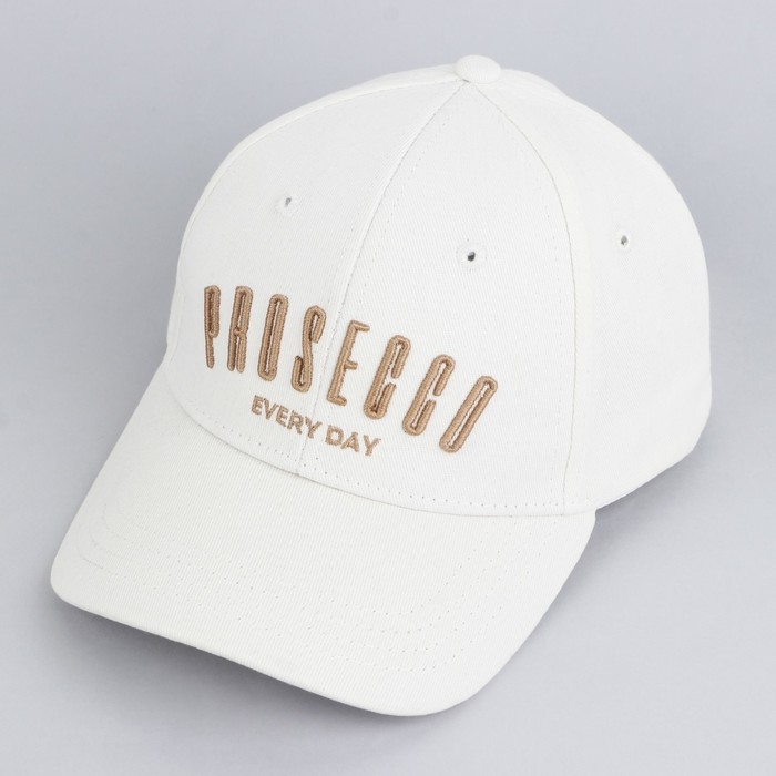 Кепка Prosecco, цвет белый, р-р 56