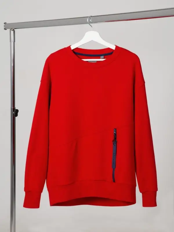 Свитшот унисекс Kosmos 2.0, красный, размер XS/S Свитшот унисекс Kosmos 2.0, красный, размер XS/S