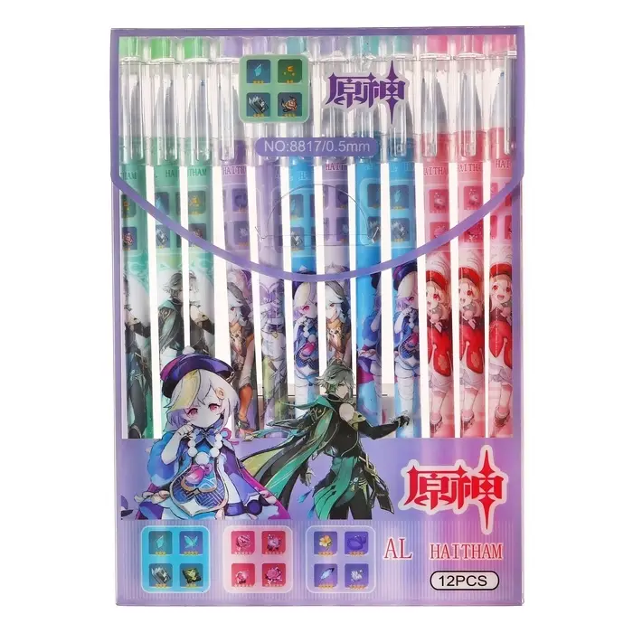 Ручка гелевая Calligrata &laquo;Аниме&raquo;, синий стержень, узел 0.5 мм, МИКС