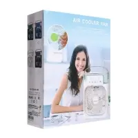 Вентилятор настольный с увлажнителем LOF-06, портативный, 3 скорости, питание USB, белый