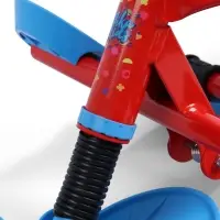 Снегокат &laquo;Twiny 2+&raquo; Sportcar, со спинкой, с родительской ручкой, синий, красный, TW2+/SC Nika Kids