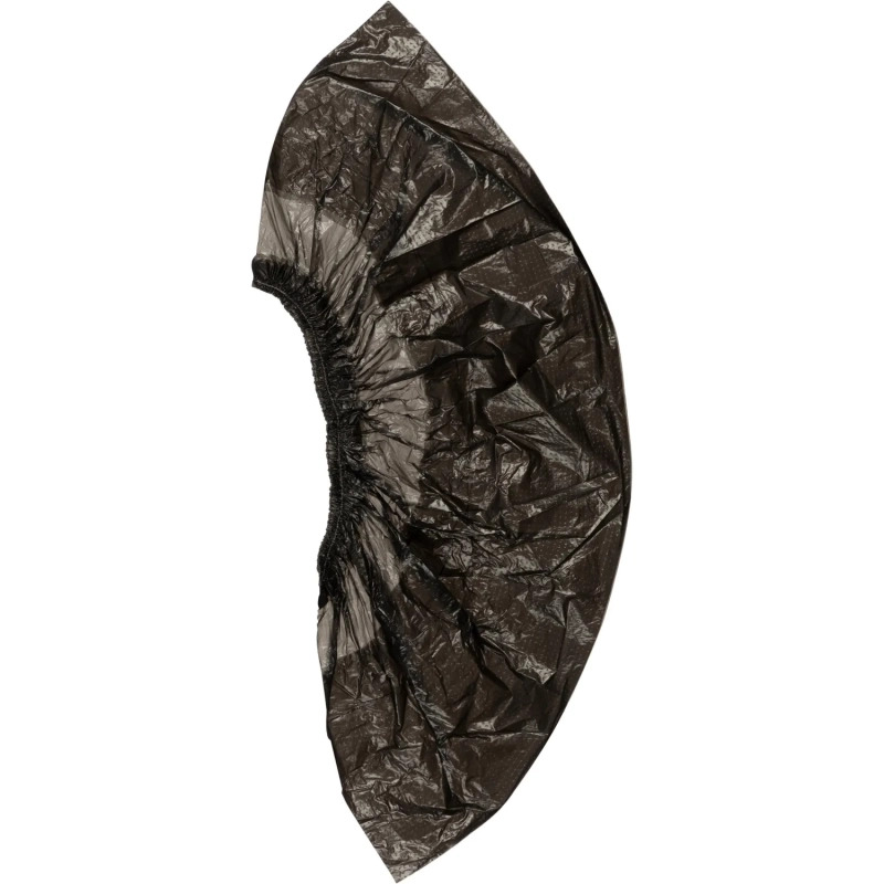 Бахилы н/с, п/э с 2й рез. 3,7г, ПНД-15/2р-Ч, черные, 50пар/уп