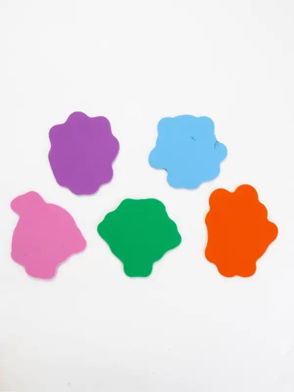 Книжка с мягкими пазлами EVA "Любимые герои", 12 стр., Малышарики