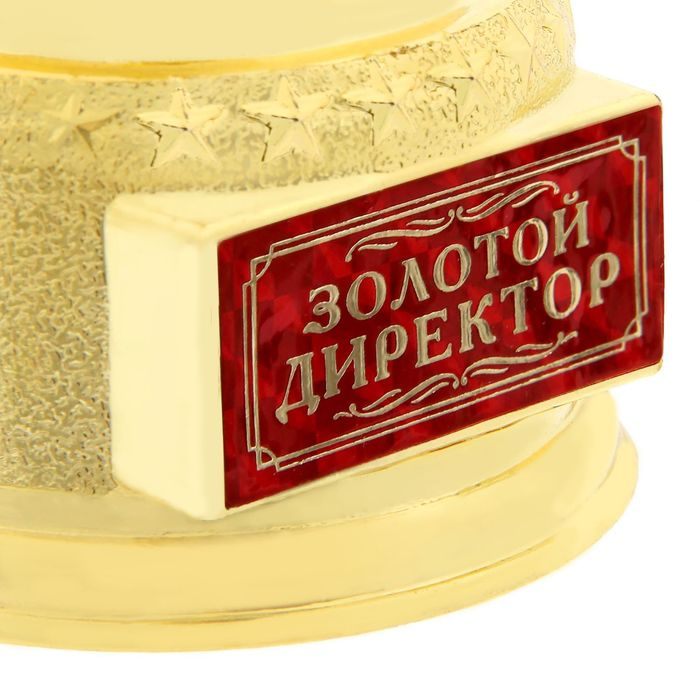 Кубок наградная фигура «Золотой директор», оскар, пластик, 18 х 6,3 см. Кубок наградная фигура «Золотой директор», оскар, пластик, 18 х 6,3 см.