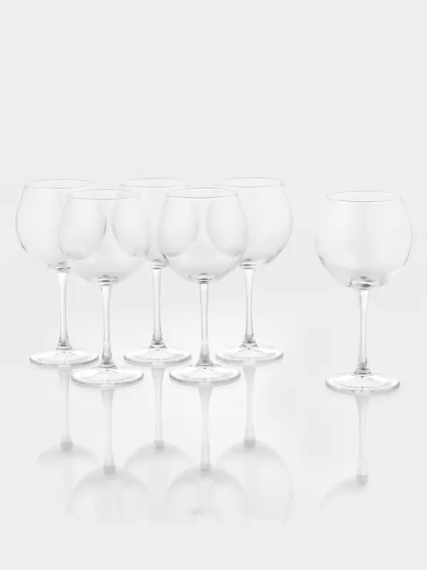 Набор бокалов для вина Paşabah&ccedil;e Enoteca, 655 мл, 6 шт., стекло, прозрачный