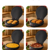 Пиццамейкер электрический КТ-4650 - 28,5 см - 1200 Вт Пиццамейкер электрический КТ-4650 - 28,5 см - 1200 Вт