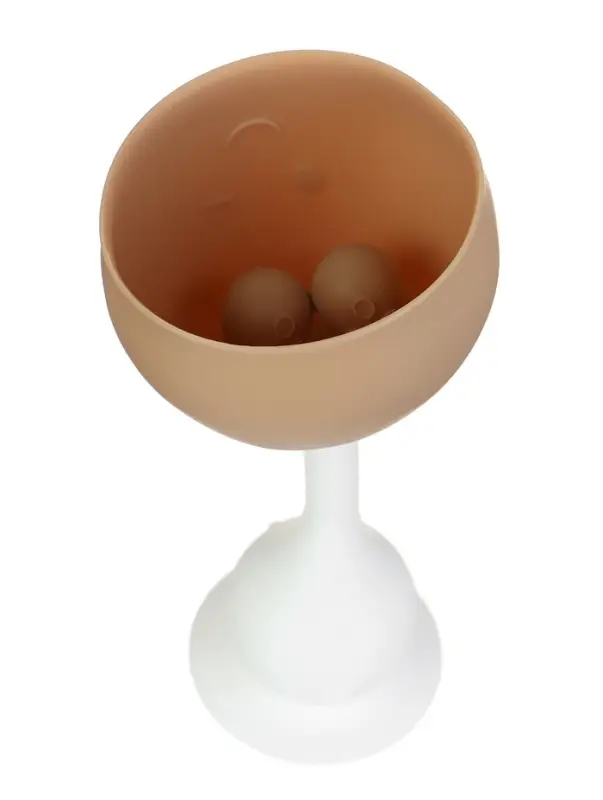 Прорезыватель силиконовый для зубов с погремушкой 3 в 1 M&B «Зайка», бежевый Прорезыватель силиконовый для зубов с погремушкой 3 в 1 M&B «Зайка», бежевый