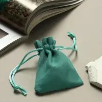 Мешочек подарочный «Хлопок», 7×9 см, тиффани
