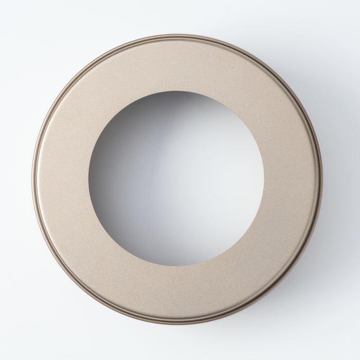 Форма для выпечки Доляна &laquo;Круг. Рэнди&raquo;, 21,5&times;6,5 см, съёмное дно, антипригарное покрытие, цвет золотой