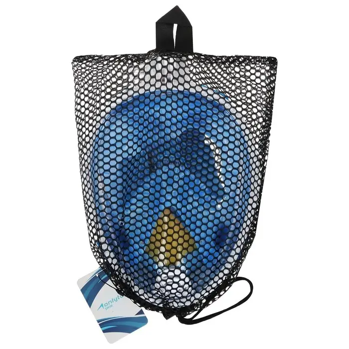 Маска для снорклинга ONLYTOP, р. L/XL, цвет синий Маска для снорклинга ONLYTOP, р. L/XL, цвет синий