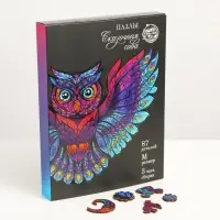 Пазл деревянный фигурный Puzzle &laquo;Сказочная сова&raquo;, 87 элементов