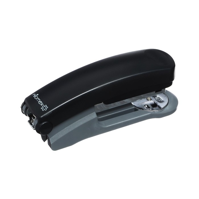 Степлер №24-26/6 25 листов, deVENTE Attomex пластиковый, чёрный