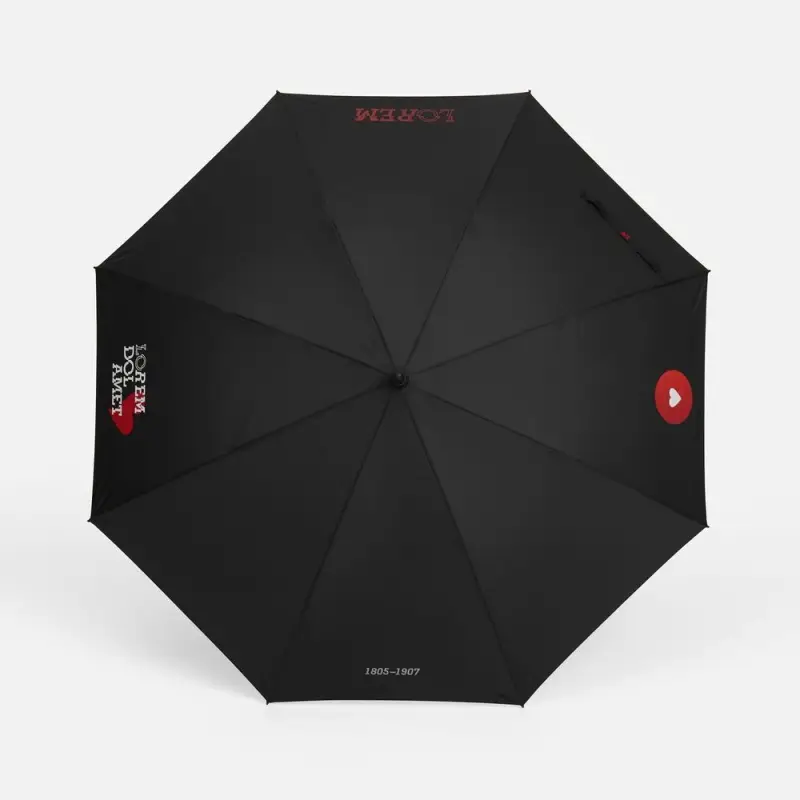 Зонт-трость Rainzee, ver.2, черный