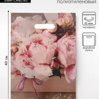 Пакет &laquo;Бенефис&raquo;, полиэтиленовый с вырубной ручкой 29&times;40 см, 35 мкм