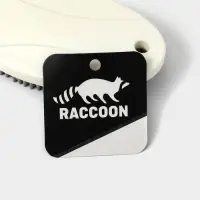 Щётка универсальная Raccoon, 12&times;6.5&times;2.5 см, пластик, TPR ворс, 1.6 см