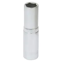 Головка торцевая 3/8"DR шестигранная 11мм, L=63мм пласт.подвес