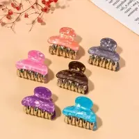 Крабик для волос &laquo;Шёлк&raquo;, переливы, 4&times;2.5 см, МИКС