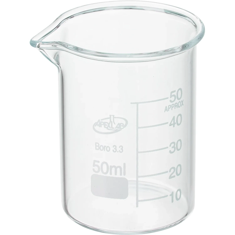 Лабораторный стакан Н-1-50 ТС, с дел., ГОСТ 23932-90 Apexlab