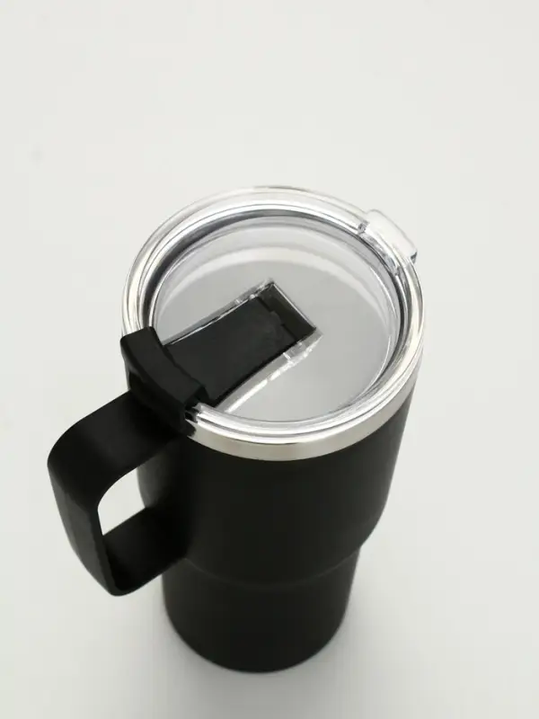 Термокружка "Стань бодрее", 500мл, черная