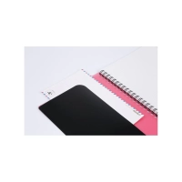 Блокнот В5, в точку, 50 л, со съемной линейкой Comix C7108 RD красный