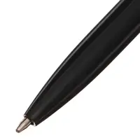 Ручка шариковая поворотная Calligrata, 1,0мм, клип 1 х 3,5см, под ЛОГО, корпус чёрный, стержень синий