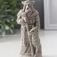 Фигура славянский бог «Велес», 11×5×4 см, серая