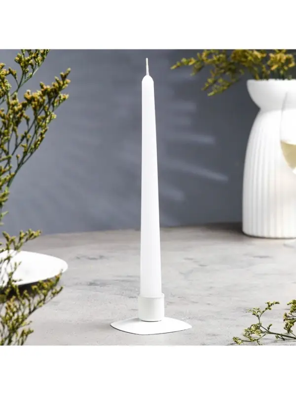 Свеча античная, 2.3&times;24.5 см, 5 ч, 55 г, белая