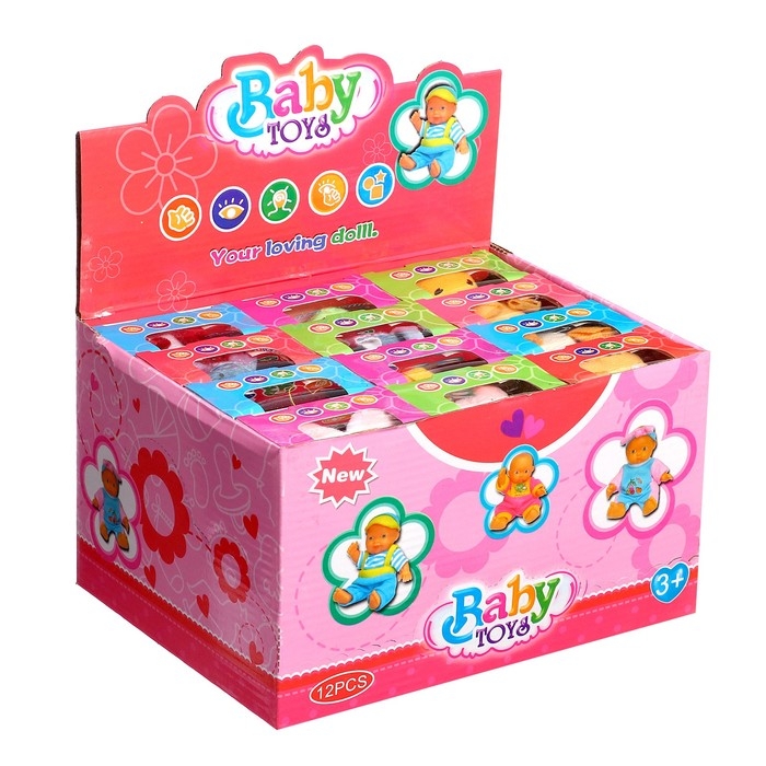 Пупс «Малыш» в одежде, МИКС Пупс «Малыш» в одежде, МИКС