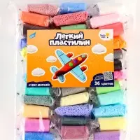 Воздушный пластилин, 36 цветов
