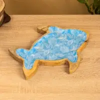 Блюдо сервировочное "Рыбка" 2х25х33 см, дерево