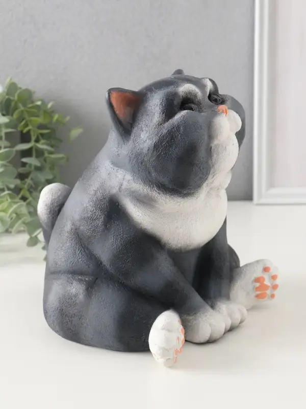 Копилка (гипс) Кот ПРЯНИК 18,5х16,5х18 см Копилка (гипс) Кот ПРЯНИК 18,5х16,5х18 см