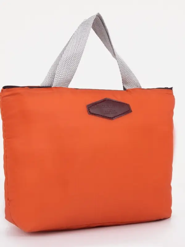 Термосумка на молнии 3.8 л, оранжевая