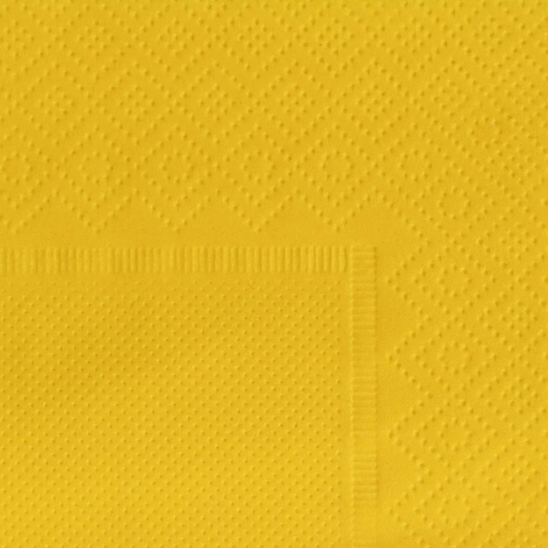 Салфетки бумажные Gratias 2сл 24х24 желтые 250 шт/уп