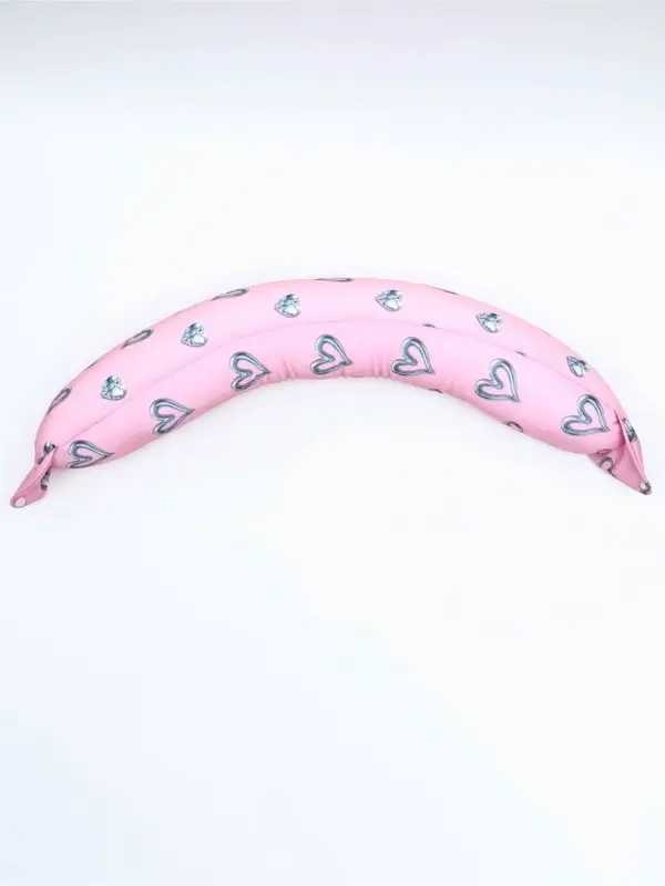 Подушка для путешествий компактная "Сердечки", 32 х 20 см