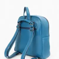 Рюкзак-сумка женский на молнии, с карманами, размер 27&times;9.5&times;32 см, синий