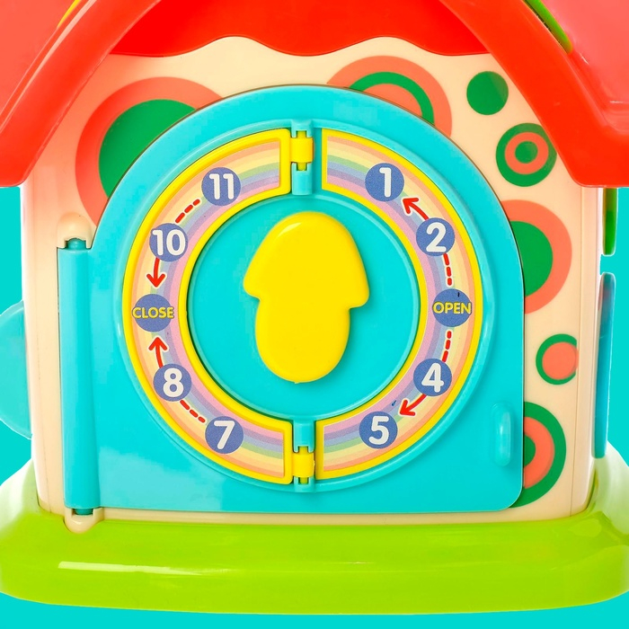 Развивающая игрушка «Домик», с сортером и подвижными элементами Развивающая игрушка «Домик», с сортером и подвижными элементами