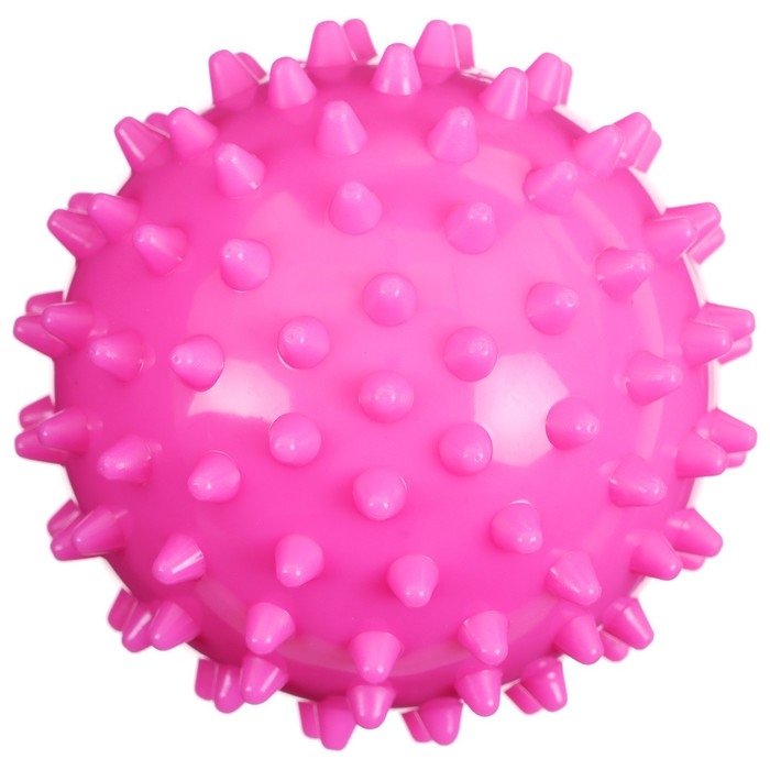 Мяч массажный ONLYTOP Pink, d=6,5 см