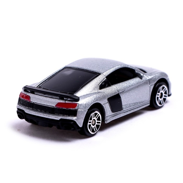 Машина металлическая AUDI R8 COUPE, 1:64, цвет серебро Машина металлическая AUDI R8 COUPE, 1:64, цвет серебро