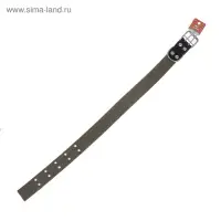 Ошейник брезентовый двухслойный, 82.5&times;4.5 см, ОШ 50-70 см