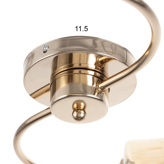 Люстра Люстра "Фокс" 2хЕ27 40Вт золото 46х20х27 см