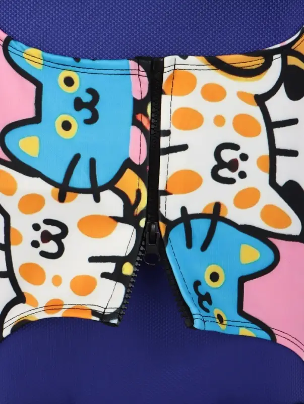 Чехол для чемодана &laquo;Котики&raquo;, 28", разноцветный