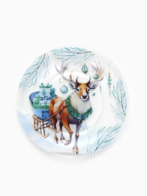 Тарелка новогодняя &laquo;Новый год&raquo;, 19.6 см