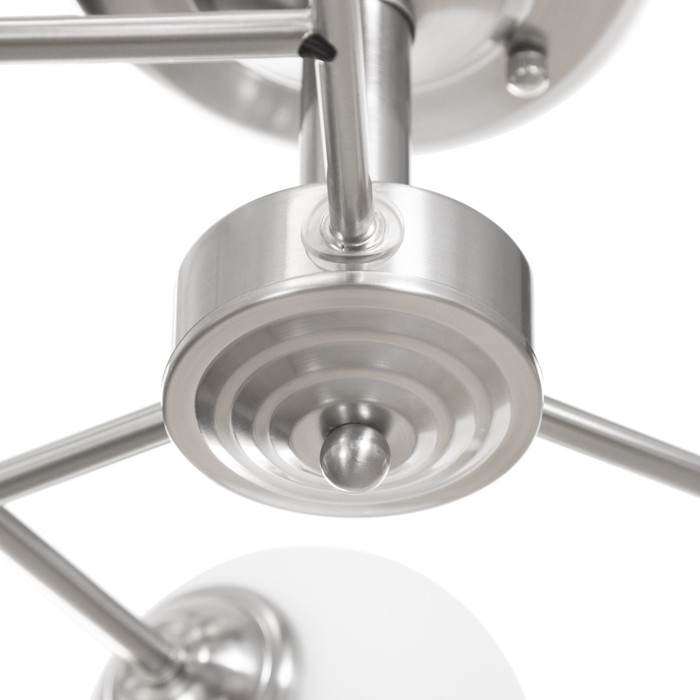 Люстра потолочная Виола 6х40Вт Е27 Хром 64x64x19 см Люстра потолочная Виола 6х40Вт Е27 Хром 64x64x19 см