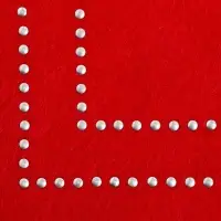 Набор салфеток сервировочных &laquo;Доляна. Стиль&raquo;, 2 шт., красные, 30&times;45 см