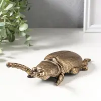 Сувенир чугун съемник для снятия обуви "Жук-олень" 21х9,5х4,8 см