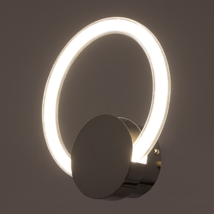 Бра 1792/1 LED 20Вт 4000К хром 20х22 см